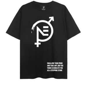 Neo Elegant Black T-Shirt